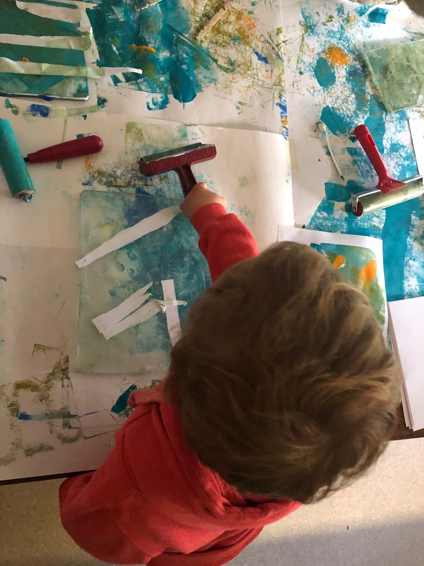 Printmaking: The wonder and mystery of lifting a print event image